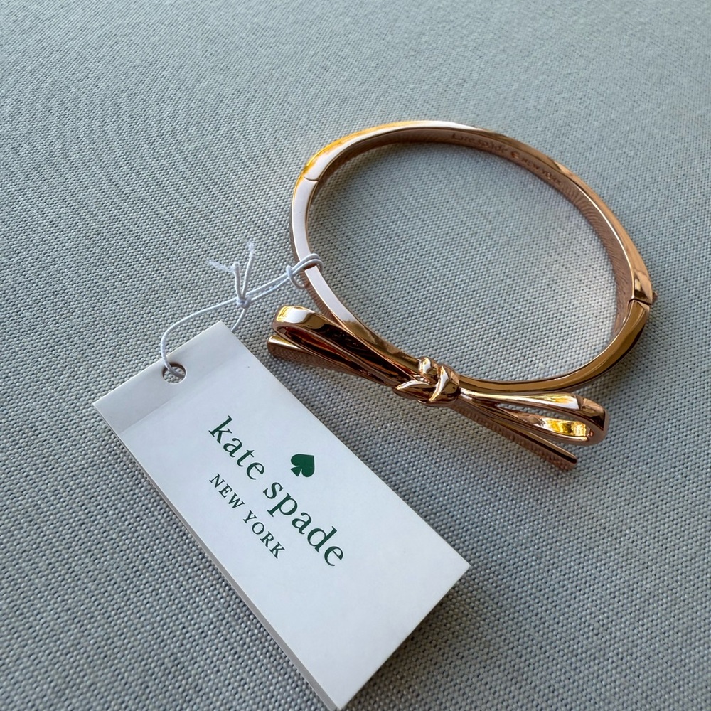 Kate Spade Rose Gold Bow Bracelet